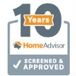 HomeAdvisor - 5 years screened and approved